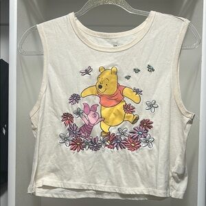 Disney Winnie the Pooh Cream Crop Top